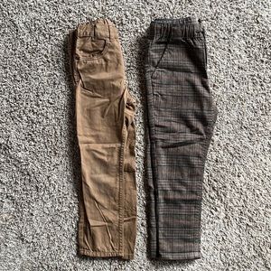 Two pairs of H&M boys size 5-6 pants